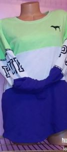 VS PINK Varsity Crew Small EUC